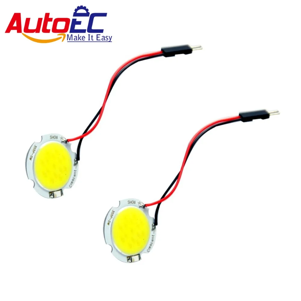 

Светодиодные панели AutoEC 50x COB 15 SMD для внутреннего освещения, 12 В DC W5W BA9S T10 фестон, адаптер, светодиодные панели # LL29