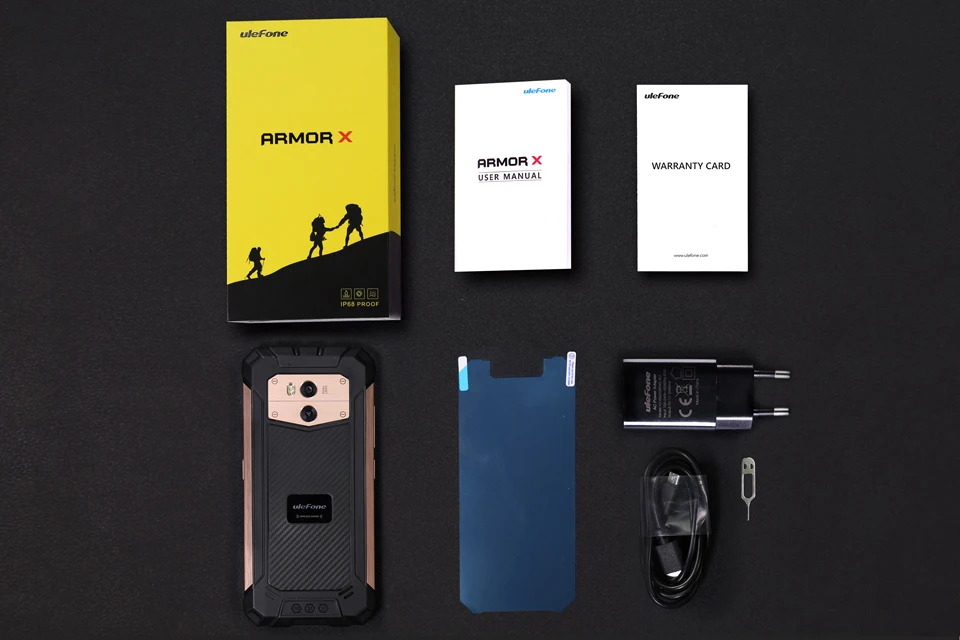 Ulefone Броня х IP68 Водонепроницаемый Android 8 1 2 ГБ 16 5 &quotсмартфон MTK6739 Quad Core13MP двойной Cam