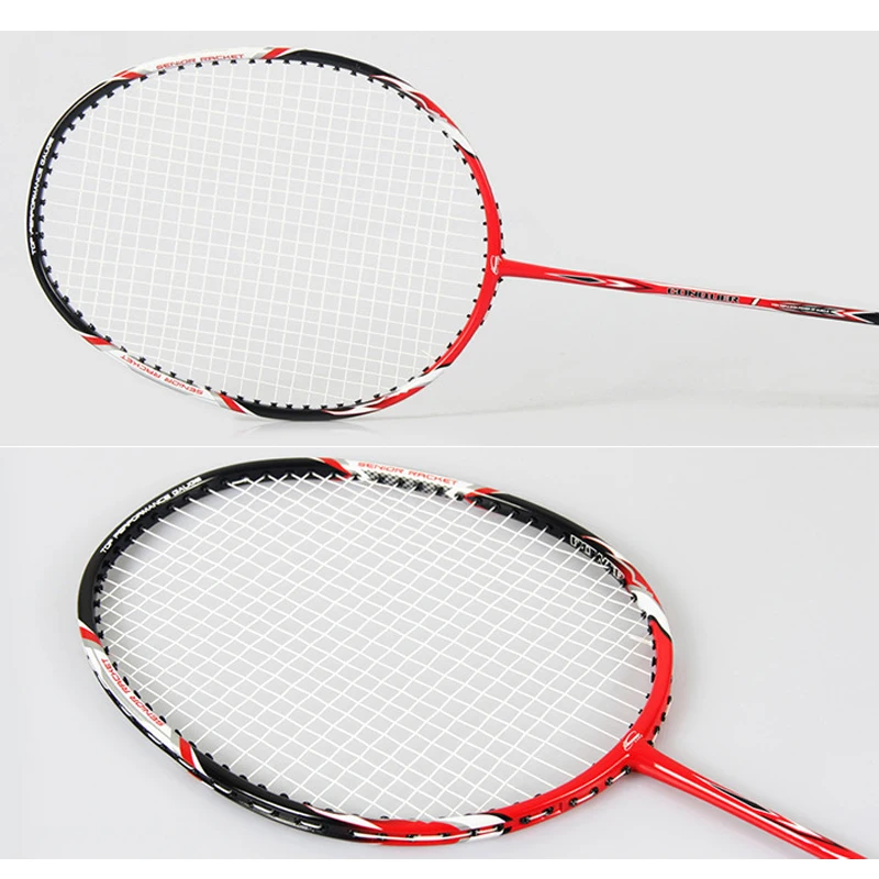Профессиональные ракетки для бадминтона Crossway легкие Углеродные 1 пара с