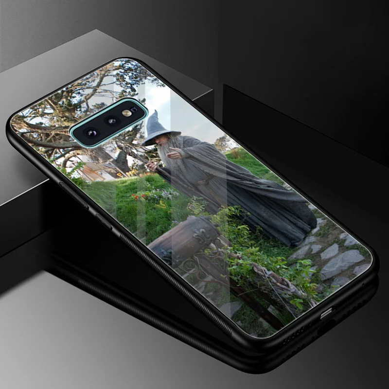 Glass Soft Lord Of The Rings Hobbit Gandalf Case Cover for Samsung Galaxy S7 Edge S8 S9 Plus S10 Note 8 9 | Мобильные телефоны и