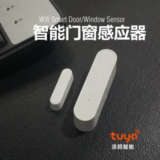 Tuya или умное устройство управления WiFi датчик для двери магнитный дверной и оконный детектор