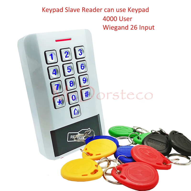 

Ударопрочный металлический Rfid-контроль доступа, совместим с устройством считывания доступа Wiegand 26