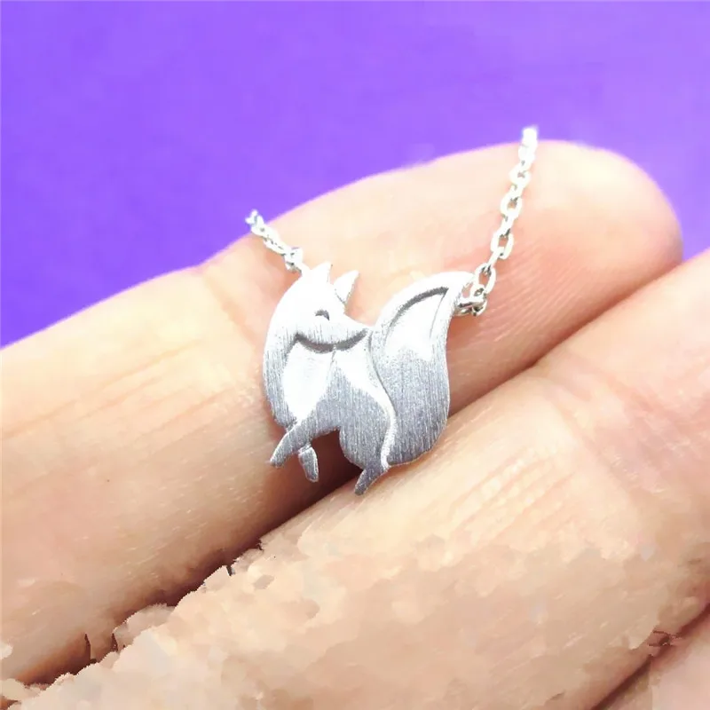 Новое модное ожерелье с маленькой лисой подвеской модные ювелирные изделия