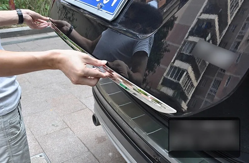 Задняя крышка двери хвост ворота крышка полоса Накладка порога для VOLVO XC60 xc 60-2009 2013 2012 2011 2010 2009