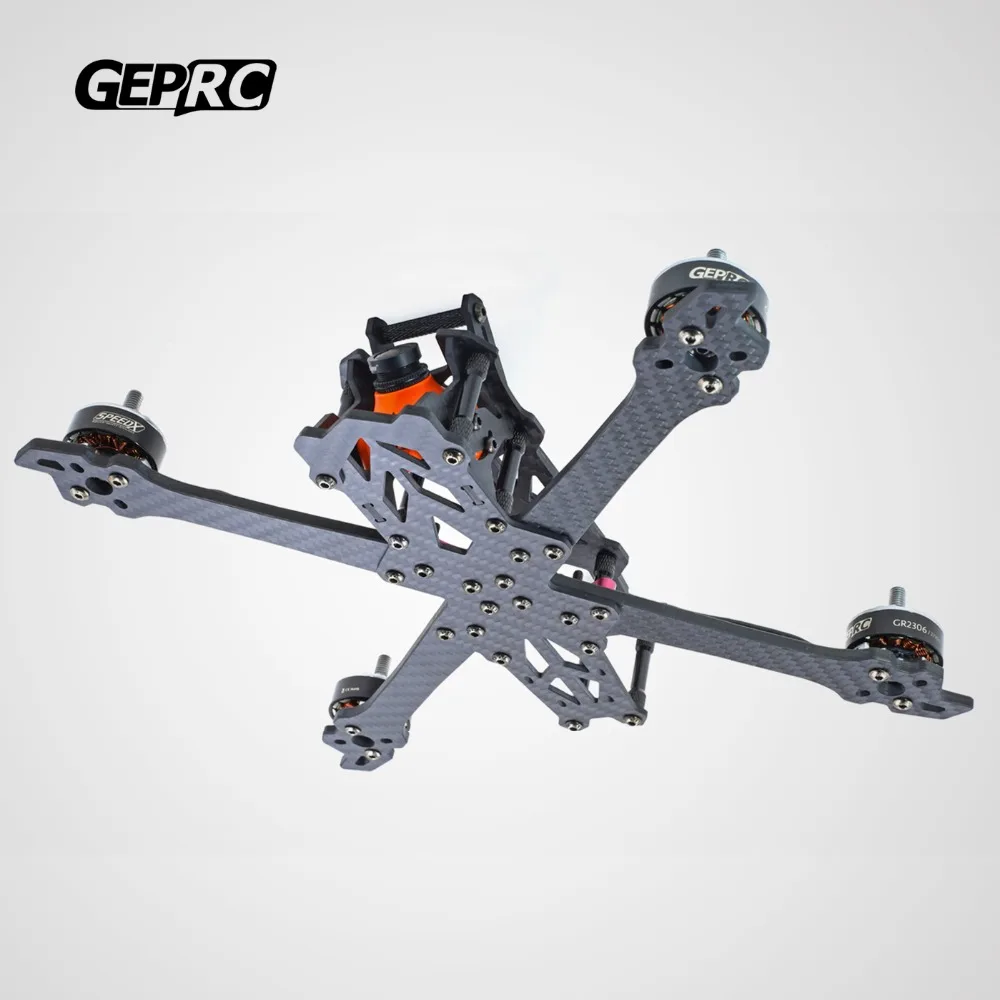 Квадрокоптер GEPRC Mark 2 5 дюймов 230 мм FPV Racing комплект из углеродного волокна для рамы