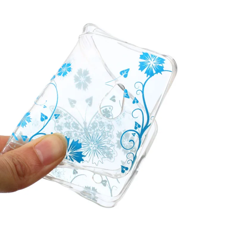 Новый Прозрачный Рисунком Мягкий Гель Резина ТПУ Обложка Чехол Для Microsoft Nokia Lumia 550