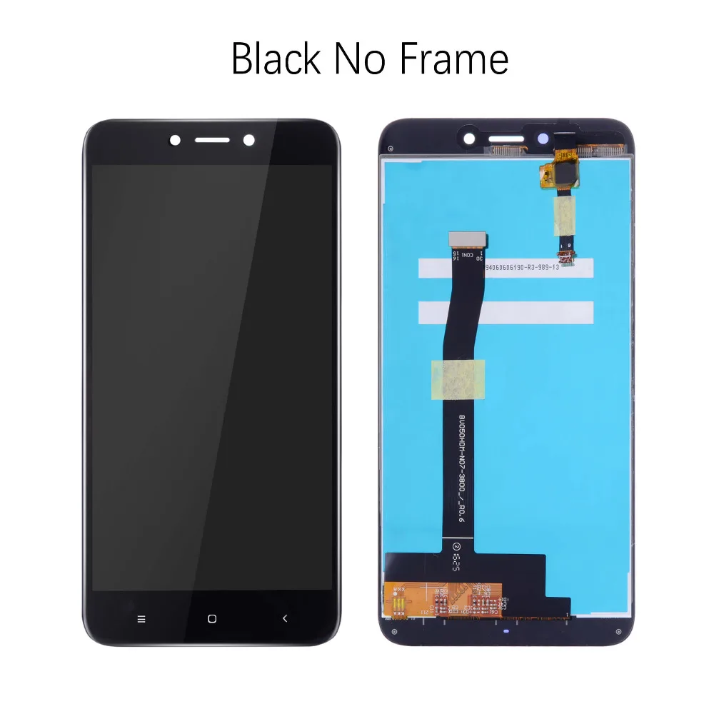 Дисплей для XIAOMI Redmi 4X / 4x Pro / 4X Prime LCD в сборе с тачскрином на рамке 5.0'' Черный и белый золото