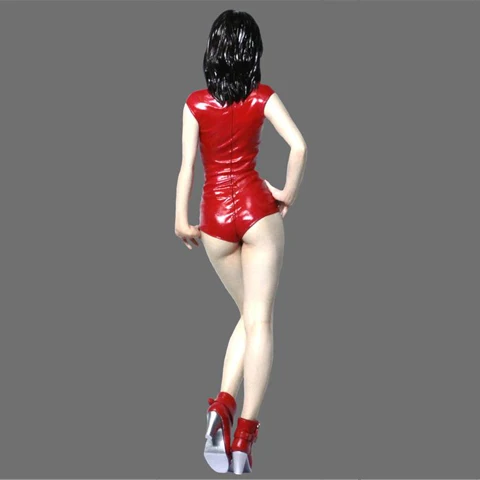 1/12 красивая девушка в красном купальном костюме набор из смолы фигурка GK