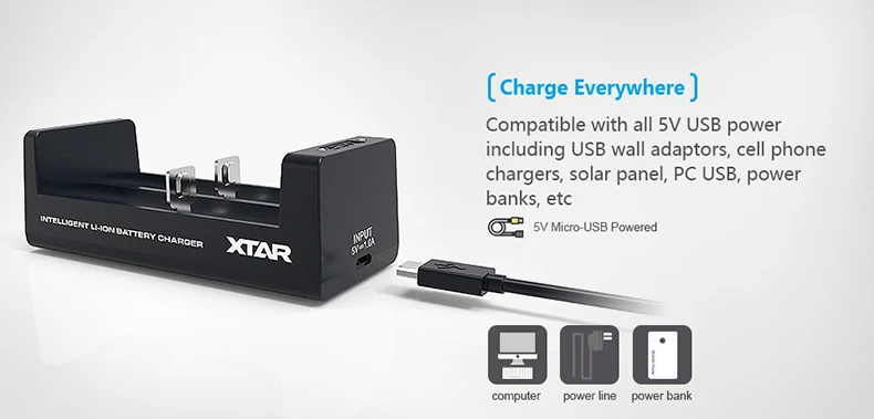 XTAR USB зарядные устройства для 10440-26650 батареи зарядки MC4 MC1 плюс MC2 плюс MC6C MC1S MC2S 18650 20700 21700 Батарея зарядные устройства