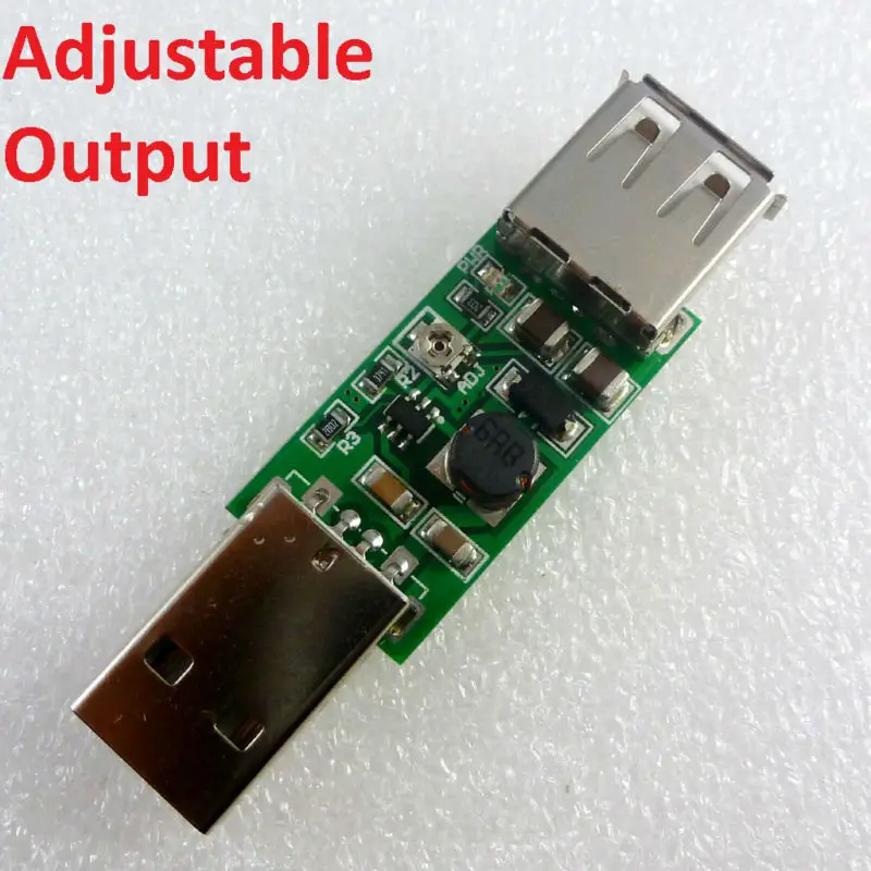 Преобразователь USB 5 В до 9 в 2x7 Вт 12 15 Регулируемый преобразователь постоянный ток