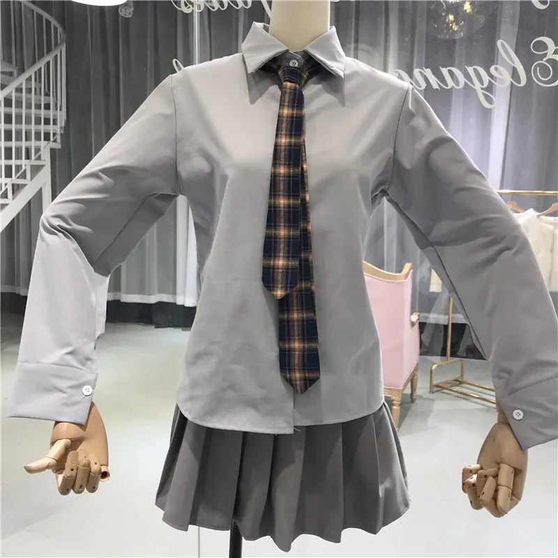 ALPHALMODA Свободная кофта в шотландскую клетку + нижняя рубашка галстук