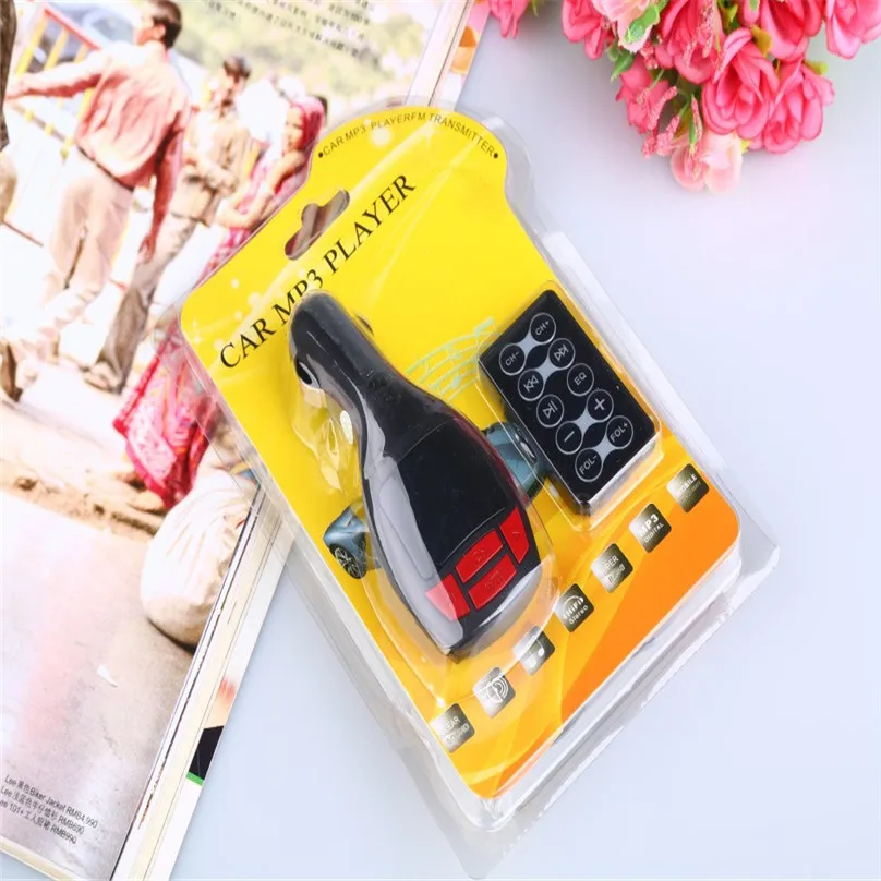 Car Kit Wireless FM Transmitter Modulator Radio MP3 Player USB Charging LCD Display Screen Support SD/MMC/USB 30OT25 | Электроника