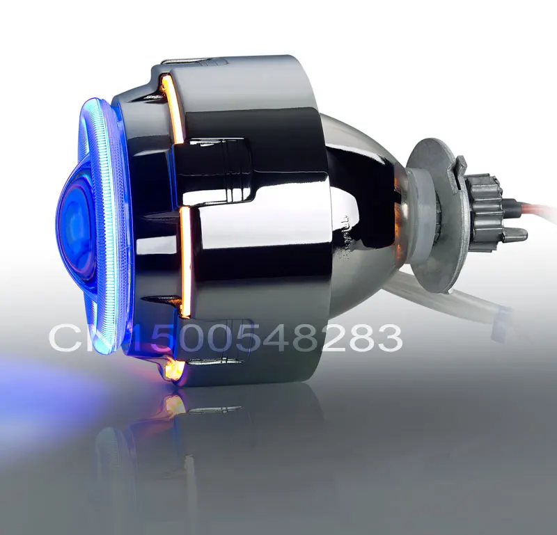 3 дюйма bi xenon HID объектив проектора H1 H7 H4 H13 9007 9005 9006 двойной угол глаз автомобиля