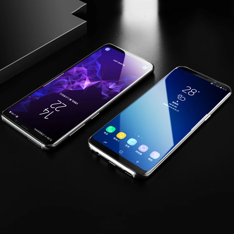 For Samsung S7edge tempered glass edge-sealing Galaxy S8 S9 Note9 screen protector nano liquid full UV glue | Мобильные телефоны и