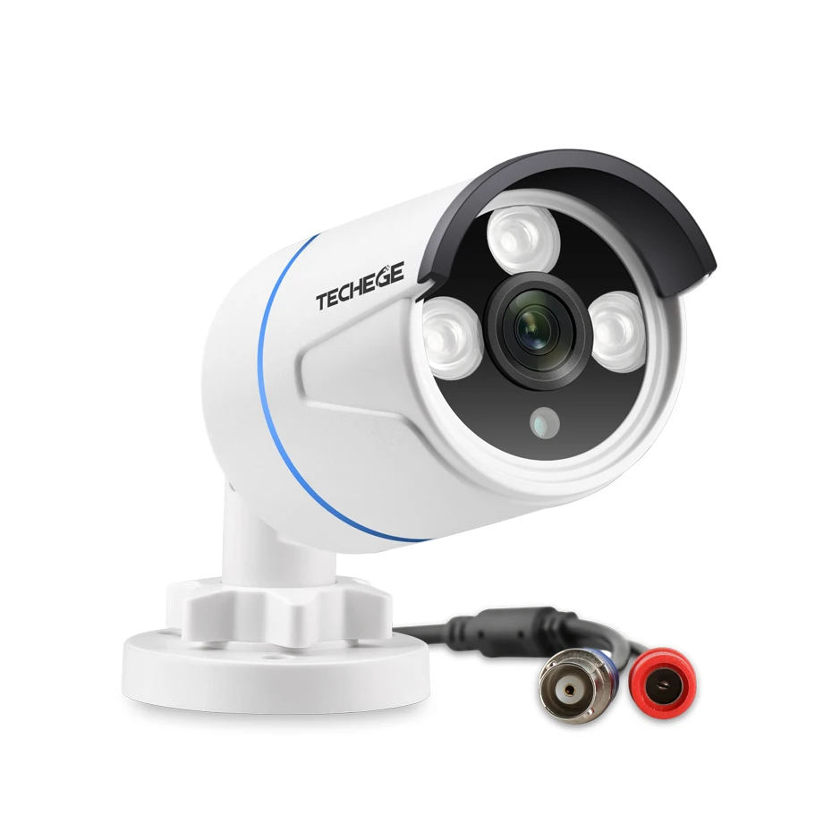 Techege HD 1080P AHD камера CCTV пуля камера Водонепроницаемая ИК ночного видения 2400TVL камера безопасности для AHD камеры системы
