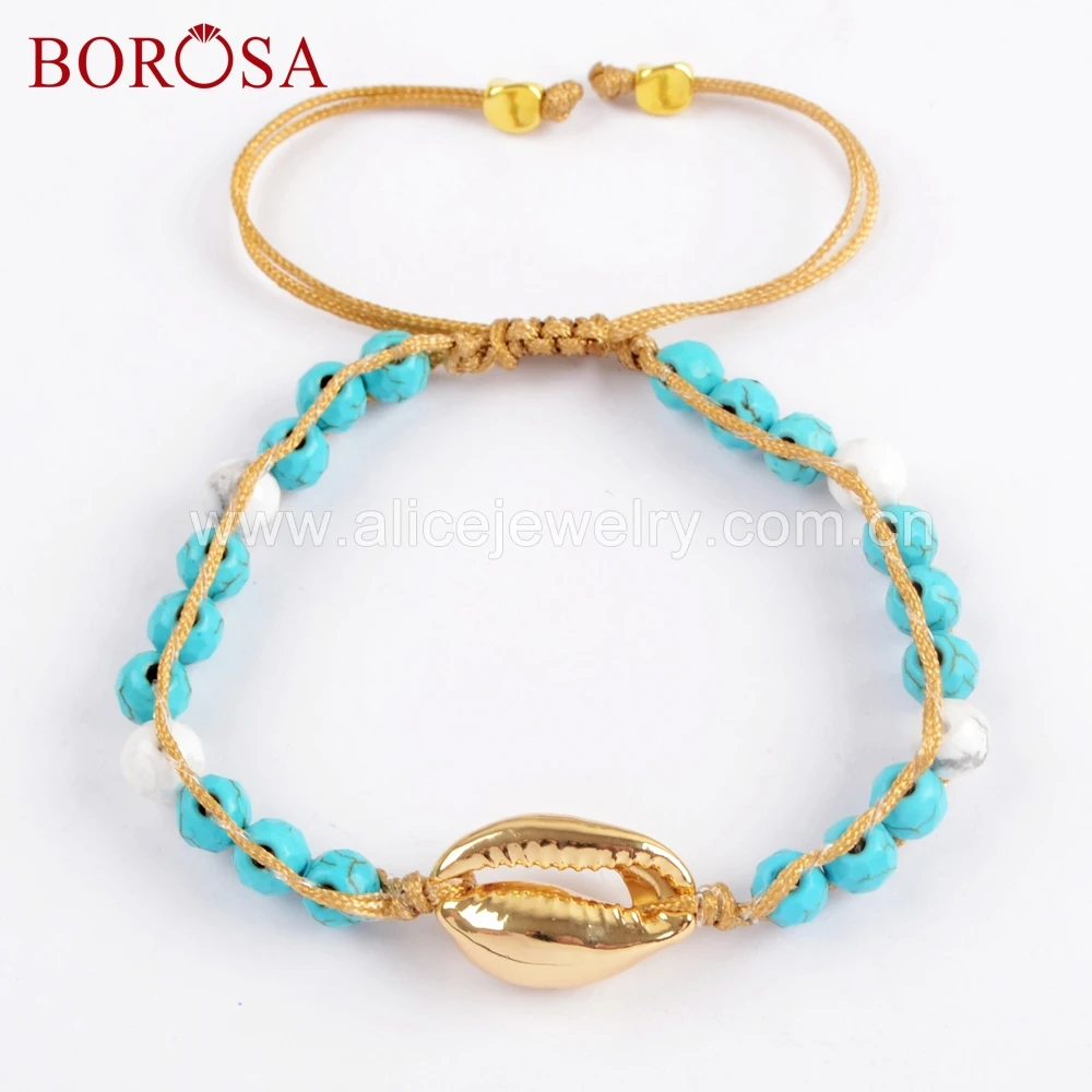 BOROSA 5/10 шт. ручная клетка ювелирные изделия искусственная оболочка граненый 6 мм