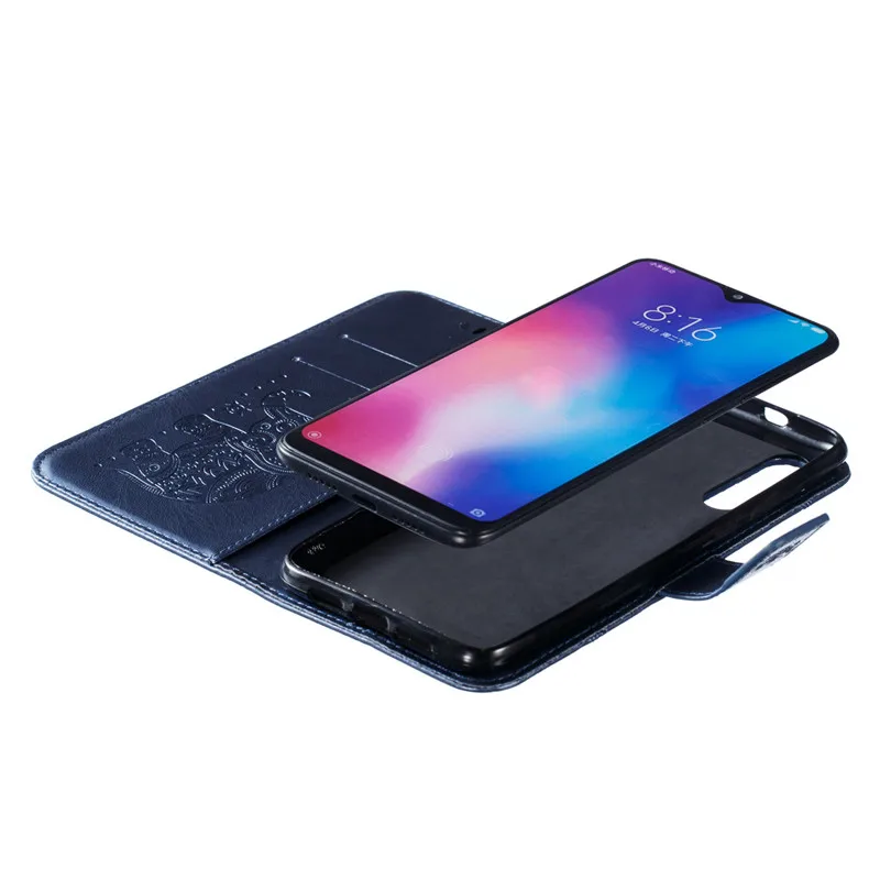 Флип кожаный чехол для Xiaomi 9 на Coque SE Xiaomi9 роскошный 3D слон кошелек телефонные