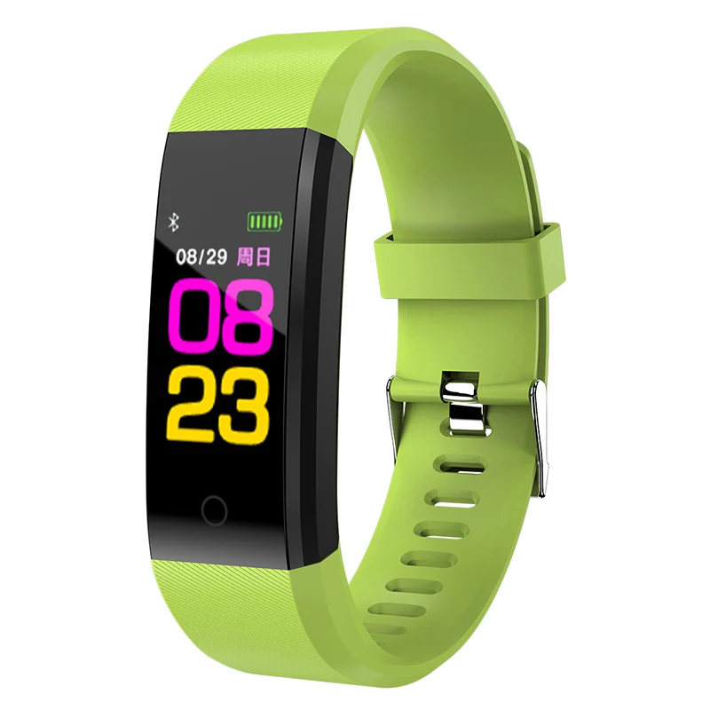 B05 Смарт Браслет Cicret сердечного ритма мониторы Smartband пульсометр Спорт здоровья фитнес трекер для IOS - Цвет: Green