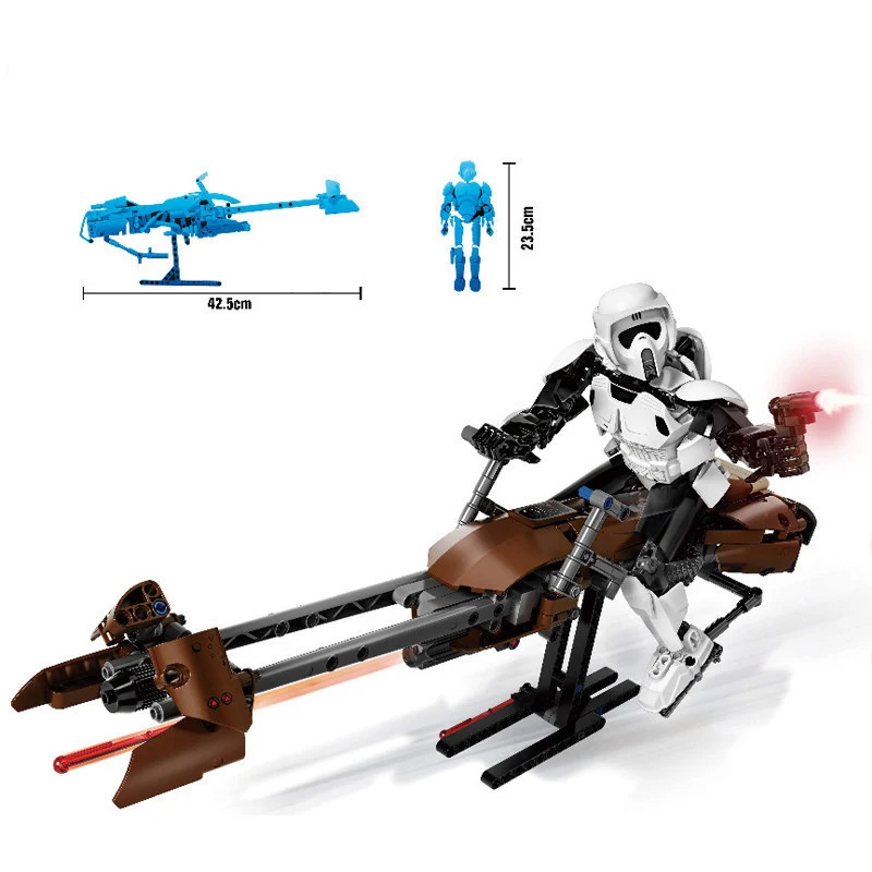Новинка 2019 25 стилей KSZ Звездные войны игрушки конструктор Jango K 2SO Дарт Вейдер