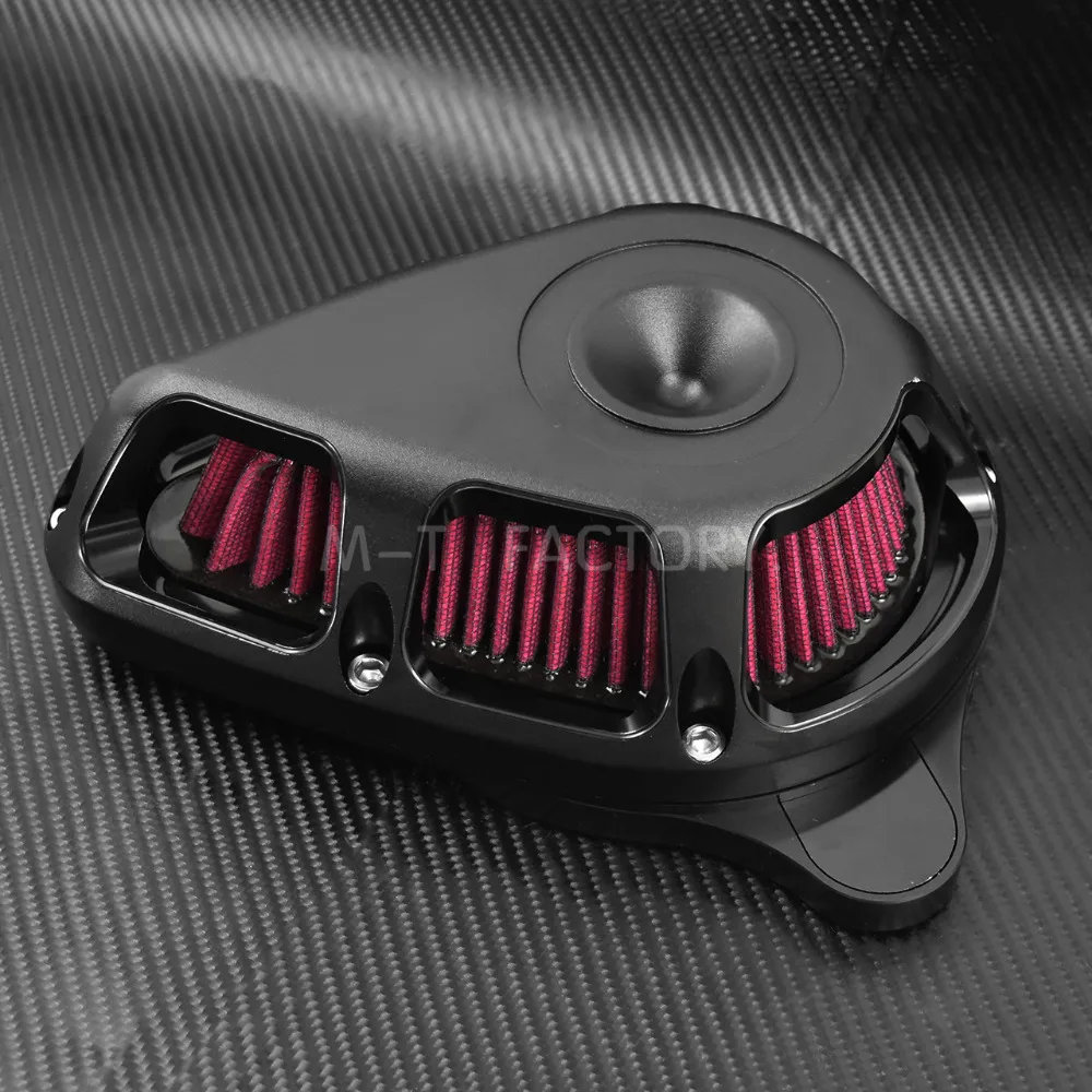 Turnable Air cleaners матовый черный воздушный фильтр для Harley Dyna 2000 2017 Softail 2015 Touring 2005 2006