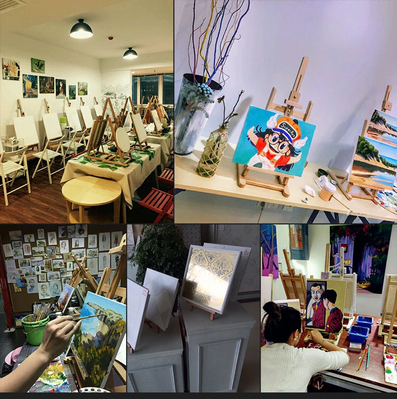 Настольный мини-мольберт Caballete De Pintura Artist масляная акварельная картина мольберт стенд живопись аксессуары деревянный мольберт стол для рисования