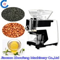 home oil press machine cold press coconut almond seeds squeeze oil machine extractor zf