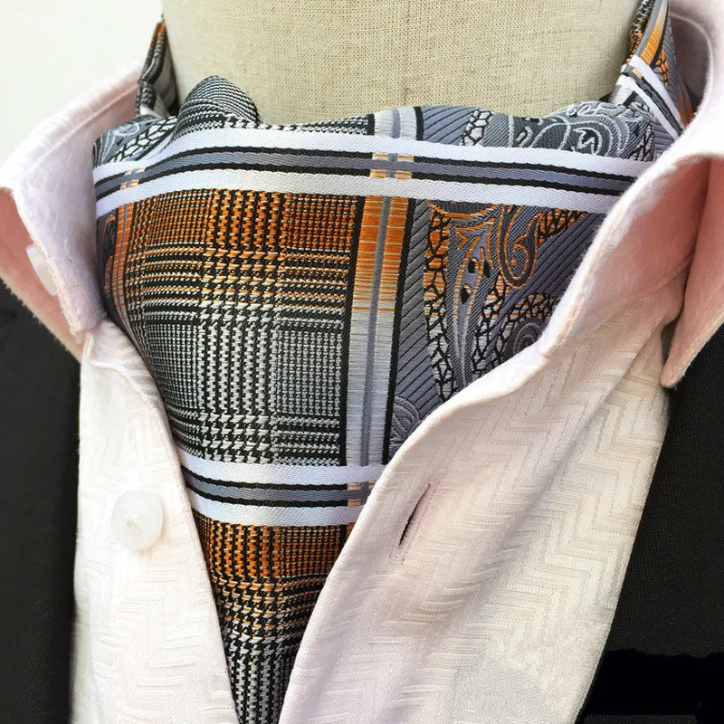 Модный мужской галстук с пейсли-сеткой в британском стиле | Аксессуары для одежды