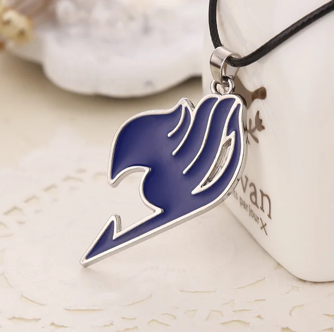 1 шт. Милые сплав FAIRY TAIL Аниме фигурки Косплэй стильная футболка с изображением персонажей видеоигр FAIRY TAIL(Guild) логотип кулон Цепочки и ожерелья детские игрушки