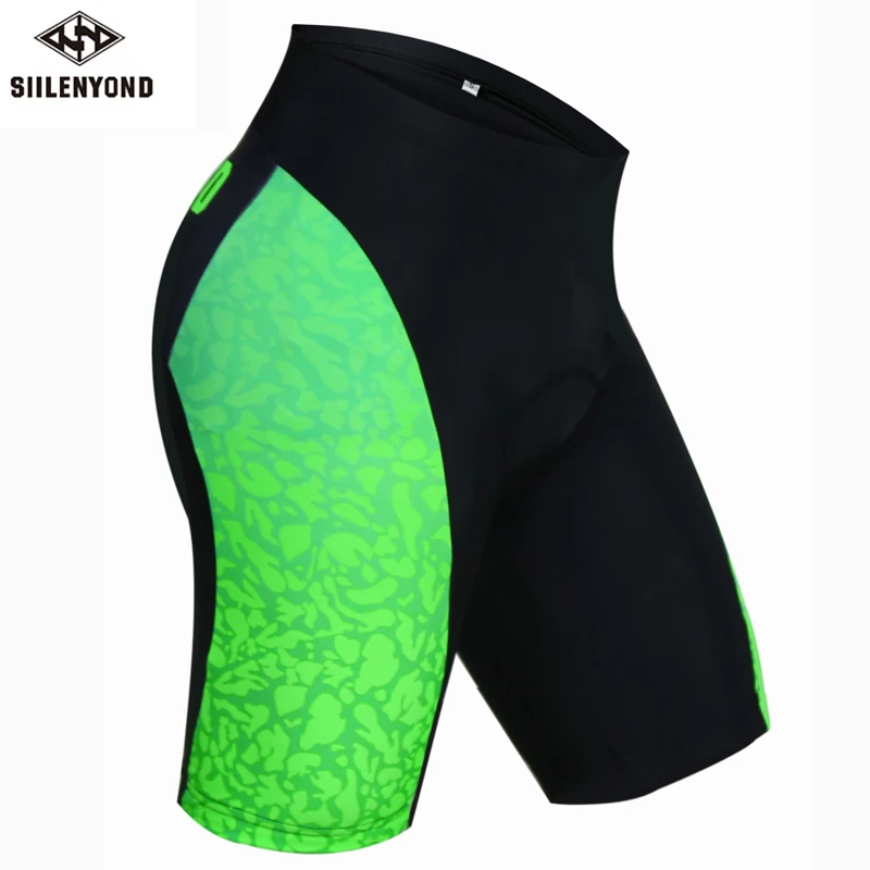 Cycling Shorts Ударопрочный велотренажер плотный велотренажер шорты для горного велосипеда шорты с летним Coolmax Велосипедные шорты 3D гелевая Накладка для человека - Цвет: Cycling Shorts