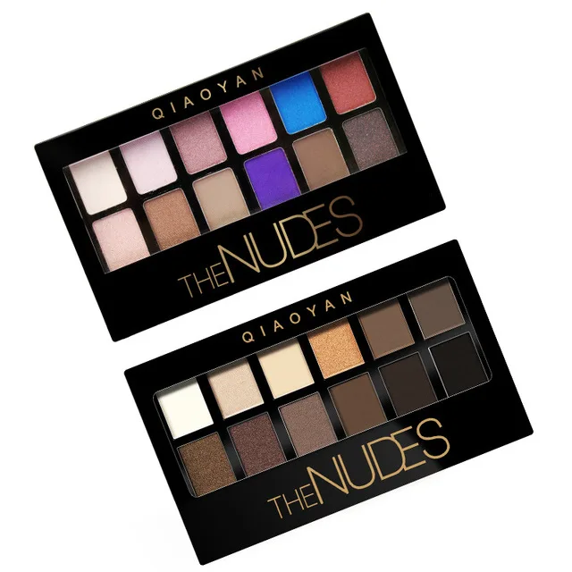 New Professional Eye shadow Cosmetic Matte Eye Shadow 12 Colors Make Up Set Nudes Palete Eyeshadow Palette Brighten