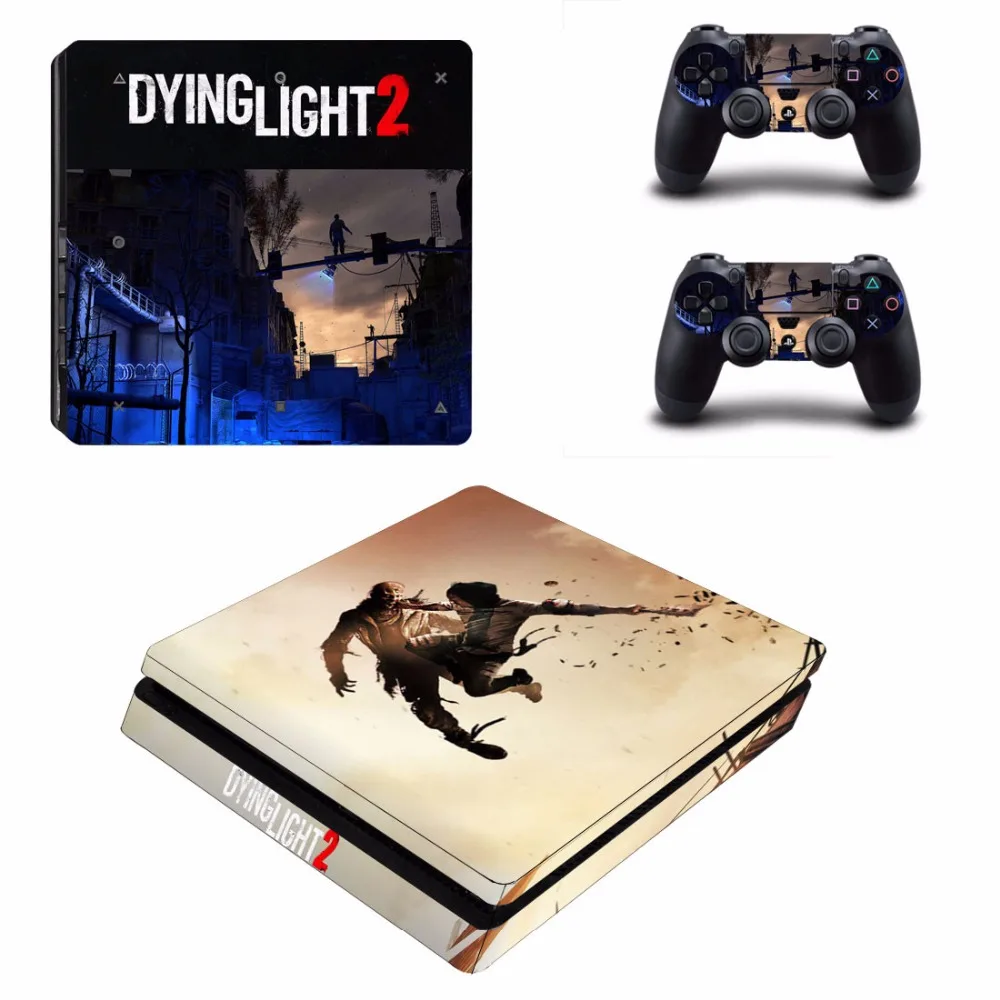 PS4 тонкая кожа Стикеры для Игровые приставки 4 консоли и 2 контроллеры виниловая