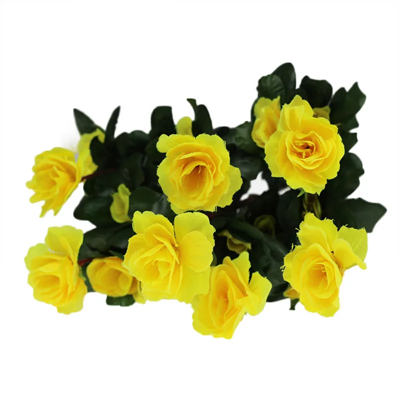 Искусственные цветы недорогой букет из азалеи сафлора свадебное украшение для