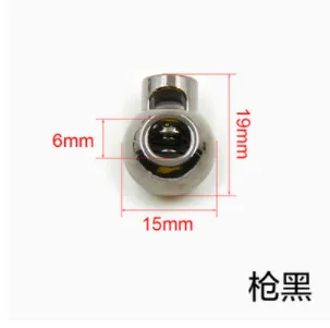 A40 High grade metal spring buckle bag and suitcase fittings coat rope cord lock slip stop buckle adjustment stoppers