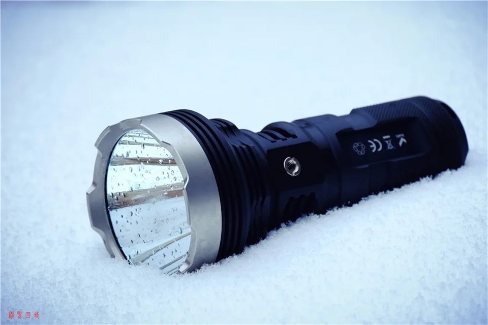 Manker MK35 2550 люменов Cree XHP35 HI светодиодный фонарик 1420 м фонарь для поиска+ 4x3400 mAh 18650 аккумуляторные батареи