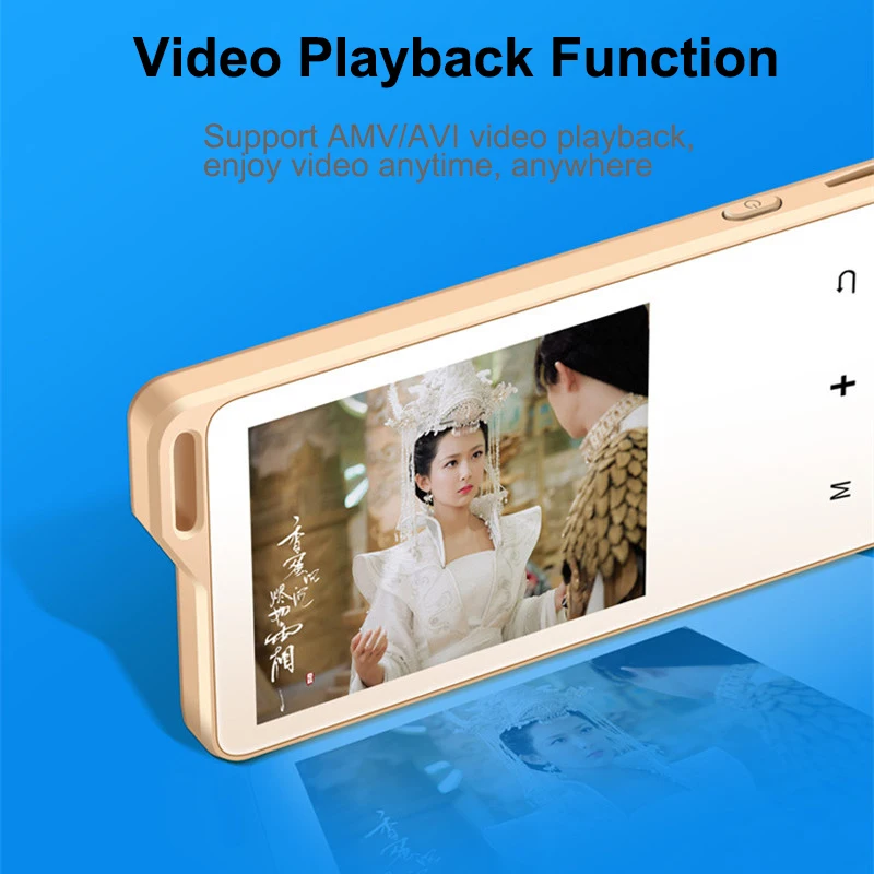 Mp3-плеер Bluetooth FM металлический MP3 USB с динамиком 8 Гб спортивный Hi-Fi музыкальный