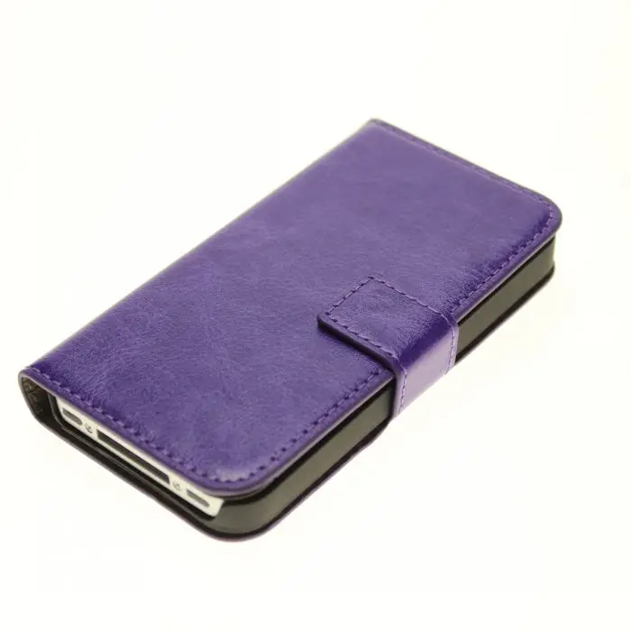Кожа телефон чехлы для iPhone 4 4S кошелек Обложка Flip Book слот для карт чехол для iPhone 4 S Apple Coque hoesje Carcasa Capinha Etui