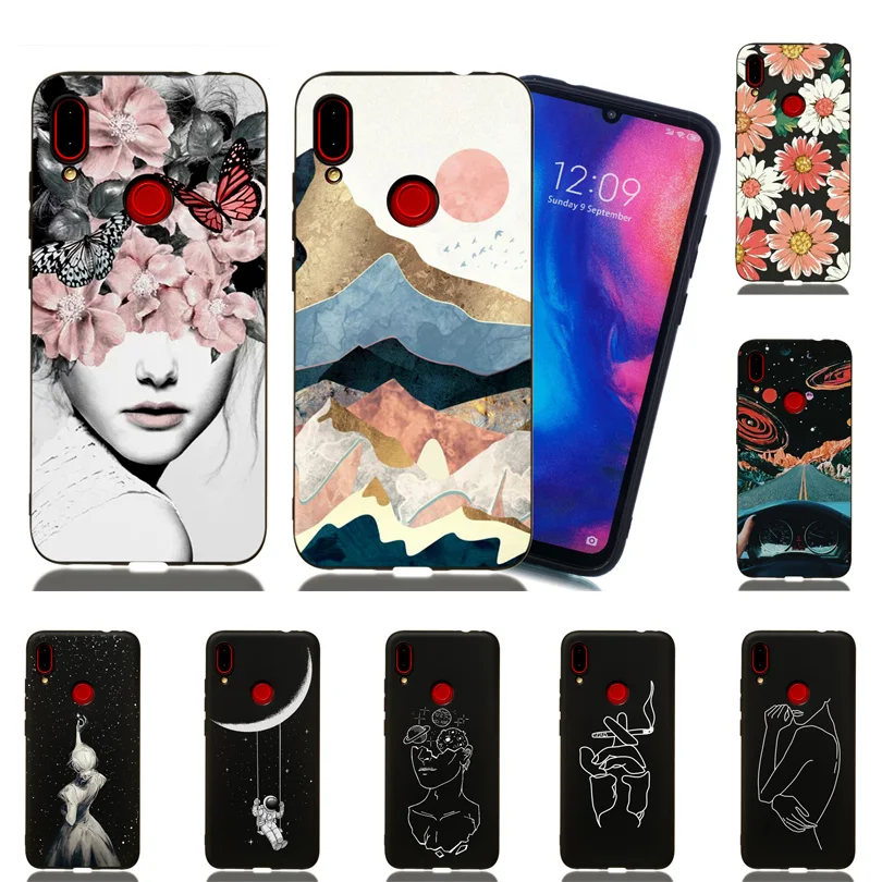 Окрашенный чехол для телефона Xiaomi Mi A2 Lite 6X 8 9 силиконовый тонкий мягкий из ТПУ |