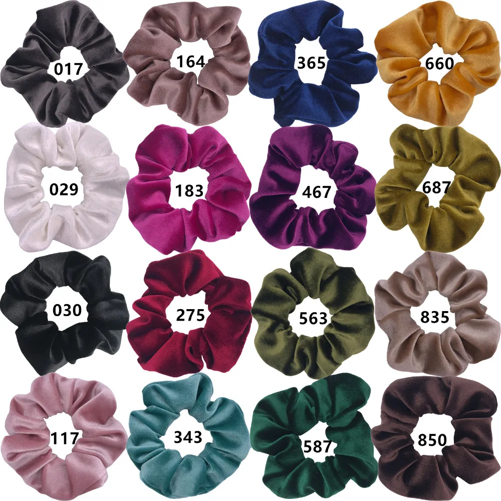 

Velvet Hair Scrunchie Girls Women's Ponytail Holder Hair Elastic Bands Hair Ties Hair Scrunchy Accessories Handmade Favors