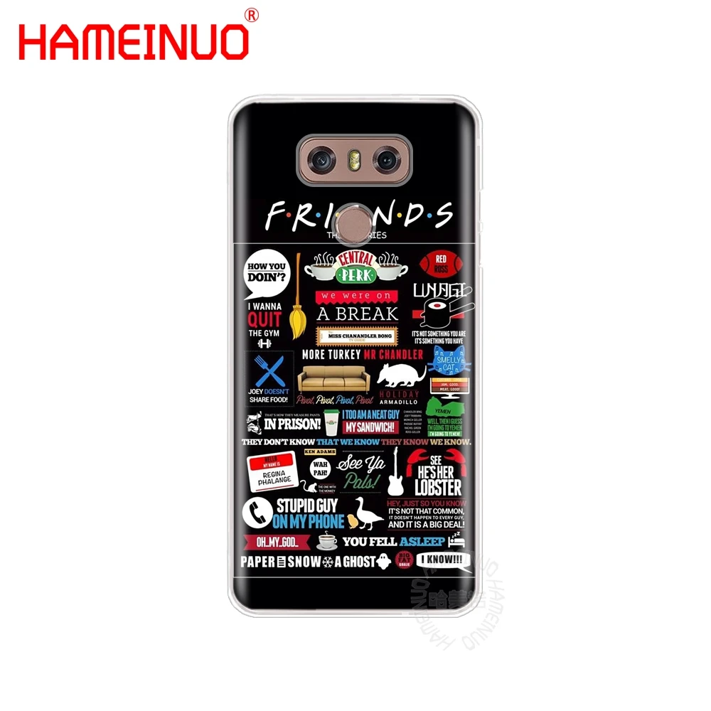 HAMEINUO ТВ друзья навсегда чехол для телефона для LG Q6 G6 мини G5 K10 M250N X POWER 2 V20 V30 - Цвет: 60373