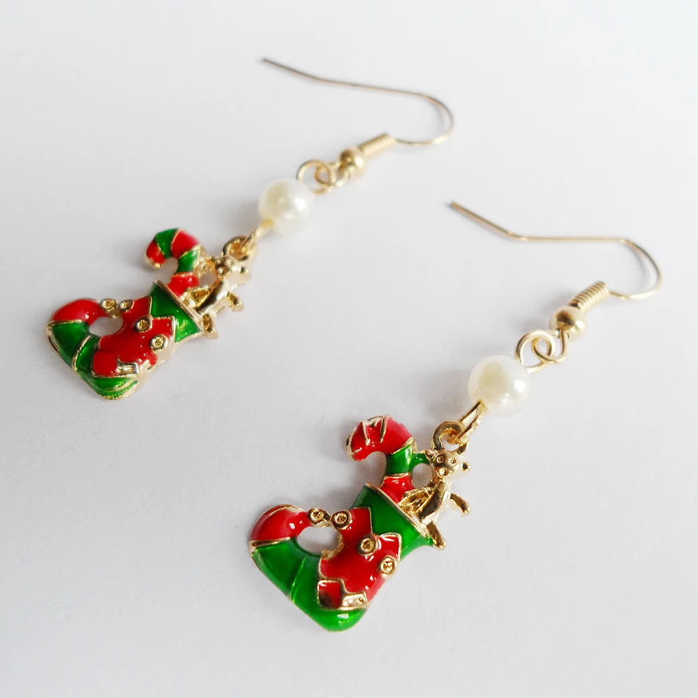 Женские серьги в стиле хип хоп модные рождественские 2020|shoe distributors for retailers|earring