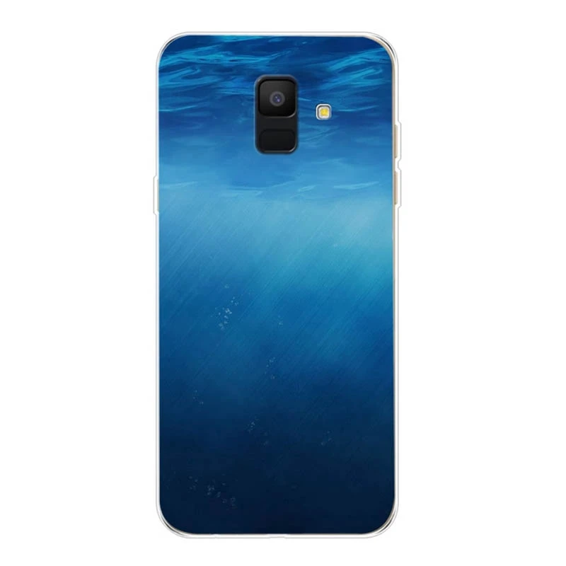 Чехол для Samsung Galaxy A600 A600F plus A6 2018 TPU цветной мягкий чехол с рисунком оленя черепа R005