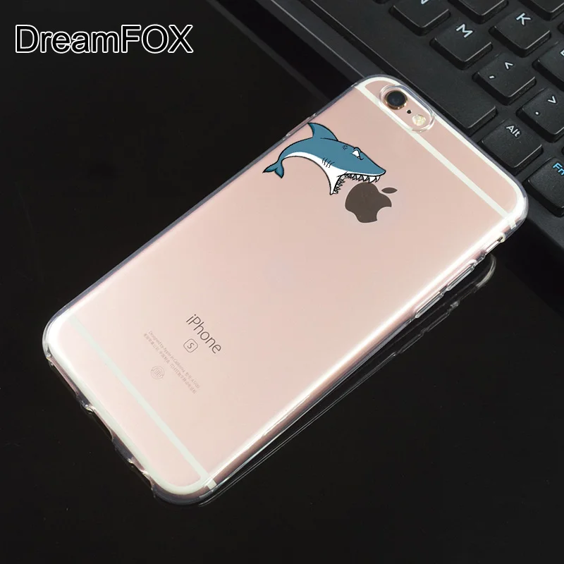 M193 Cool Fish Soft TPU Silicone Case Cover For Apple iPhone 11 Pro X XR XS Max 8 7 6 6S Plus 5 5S SE 5C 4 4S |