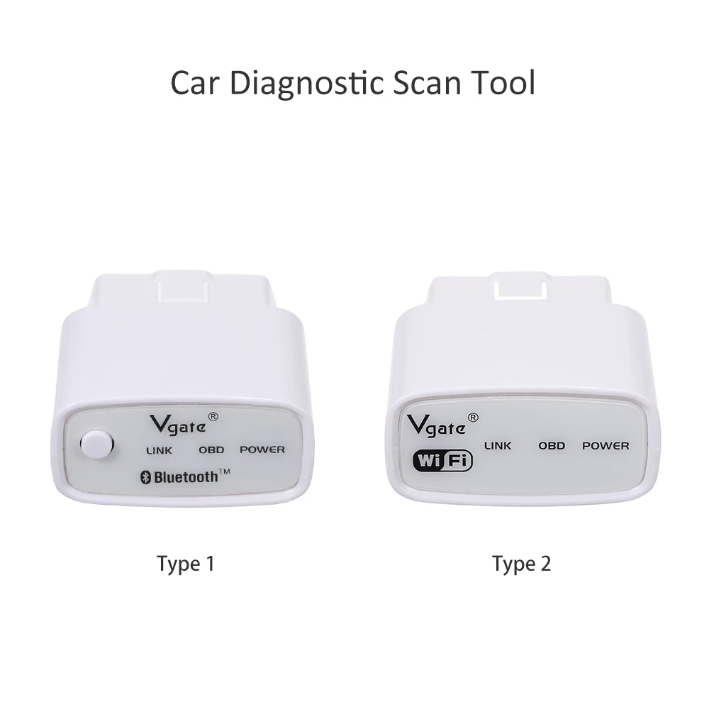 Vgate iCar1 OBDII Диагностический Сканер Поддержка J1850 протокол BT WIFI