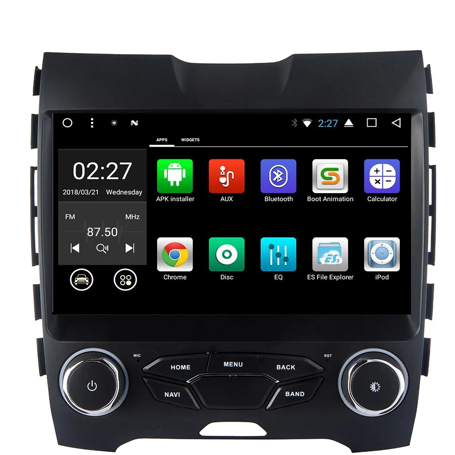 Asvegen Android 7.1 Quad Core Car Radio GPS Navigation Multimedia Stereo Headunit WIFI 4G Media DVD Player For Ford Edge 2015 | Автомобили