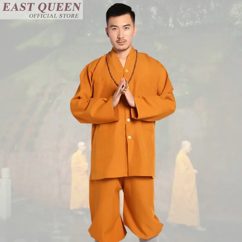 Zen buddist монашеские одежды комплект традиционной китайской одежда шаолиньских