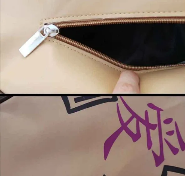 ГОРЯЧАЯ Ниндзя Наруто Гаара Тыква Рюкзак ИСКУССТВЕННАЯ Кожа Crossbody Косплей Одиночный Мешок Плеча Косплей Подарок Модный Путешествовать Спорт Уличный Кемпинг Модный Путешествовать Спорт Уличный Кемпинг