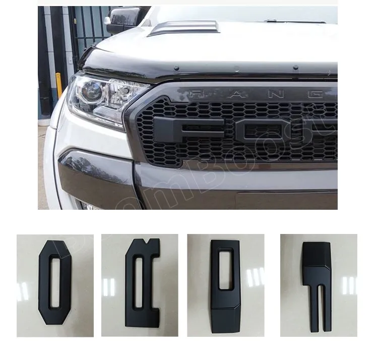 Для Ford Ranger T7- передняя решетка хороший передний Гриль Крышка с или без светодиодный 4 цвета на выбор новое поступление
