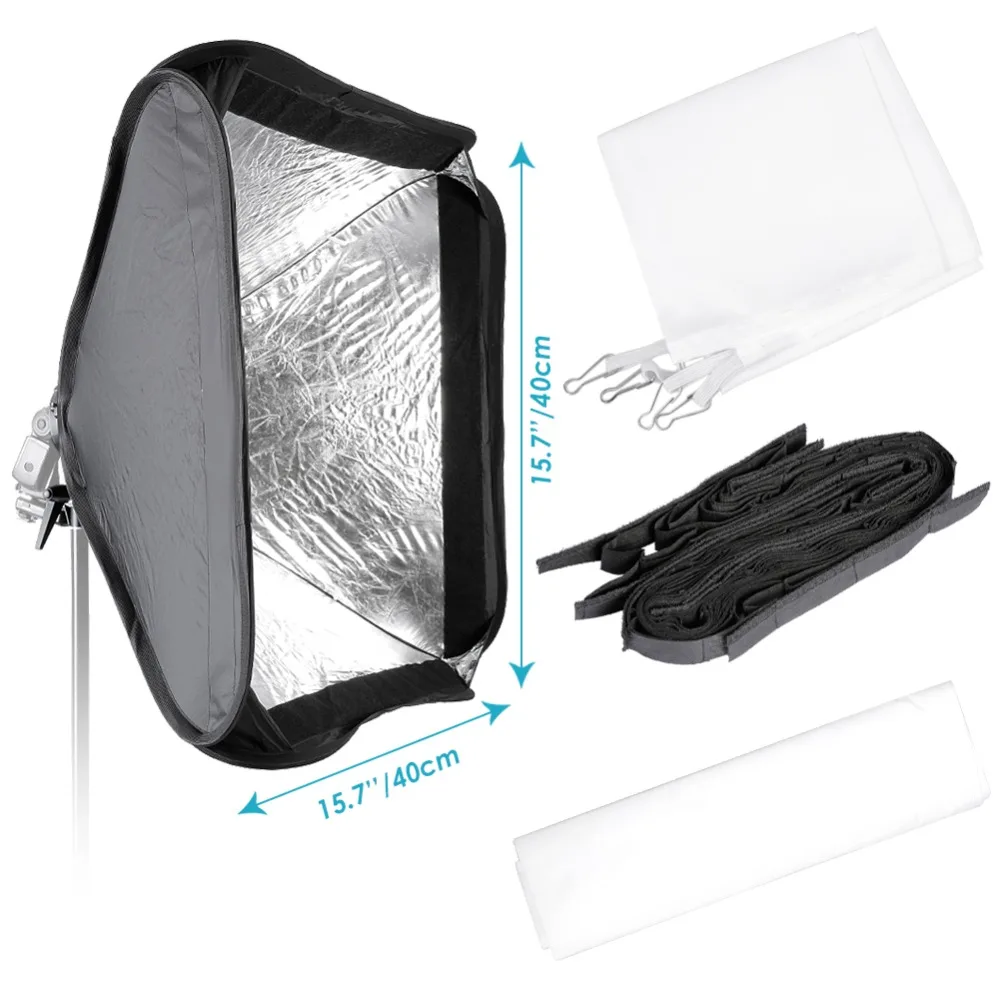 Neewer Bowens крепление софтбокс с сеткой и s-типа вспышки кронштейн для Nikon SB-600/-800/-900/-910/Canon 380EX/430EX