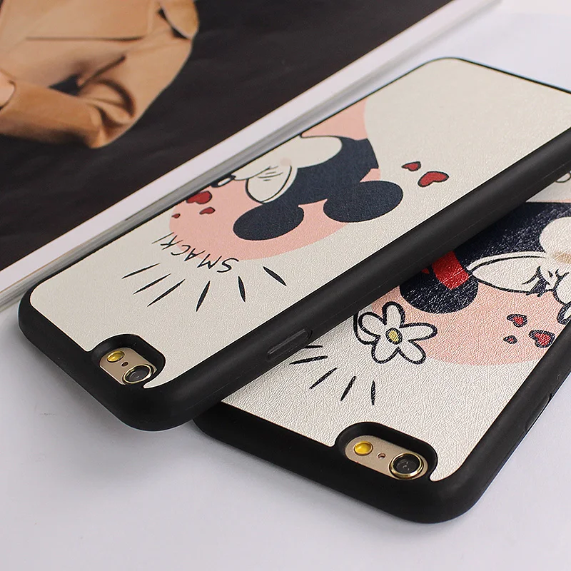Новые Любители случаи Прибытия Мягкий Силиконовый Чехол для iphone 5 5s SE 6 s плюс