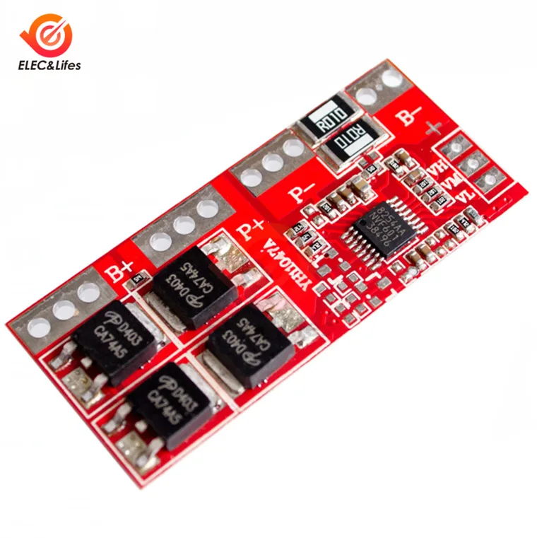 4S 1S 2S 3S 4S литиевая батарея зарядное устройство Защитная плата PCB BMS 18650 литий-ионный модуль зарядного устройства литиевой батареи 2.5A 3A 20A 30A - Цвет: 4S